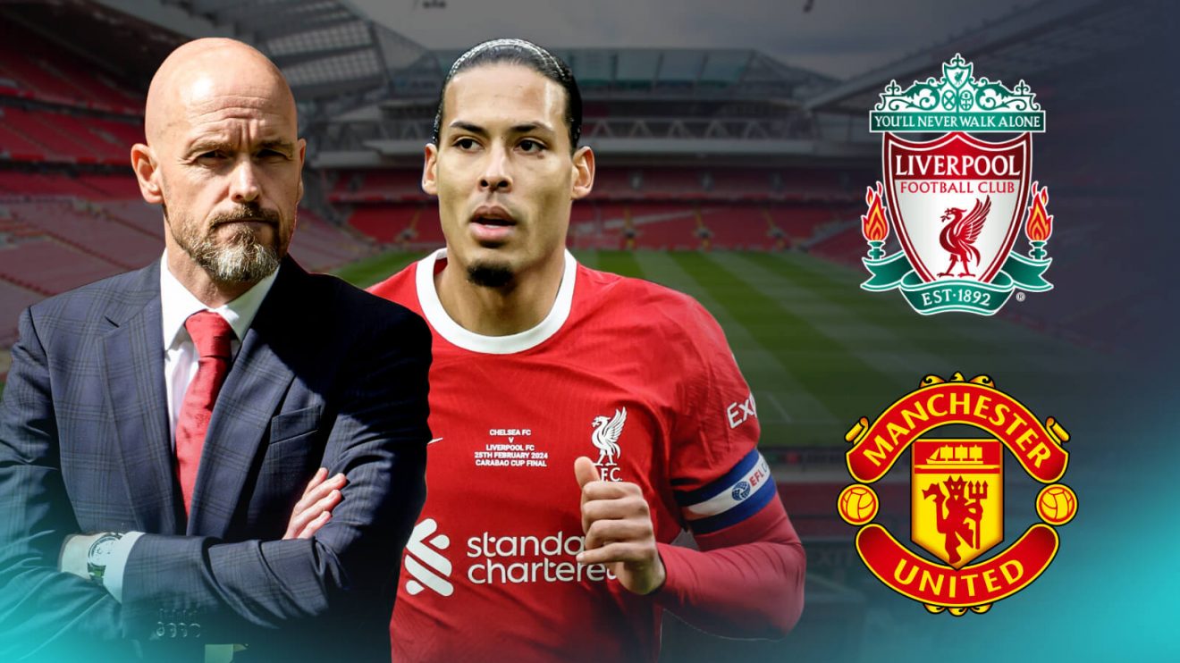 Virgil van Dijk and Erik ten Hag