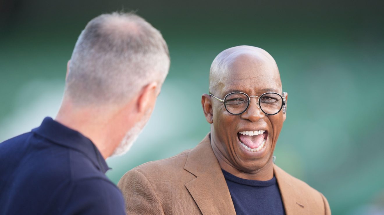 Former England striker Ian Wright