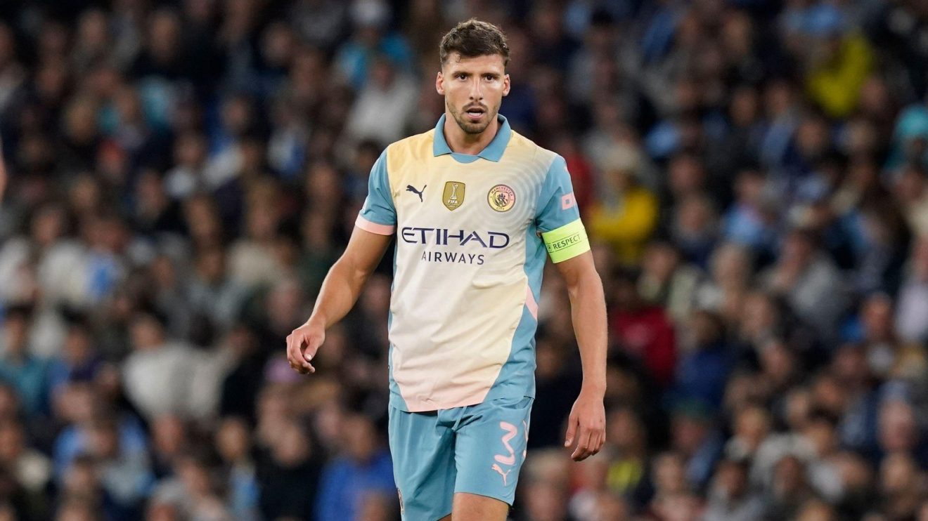 Man City defender Ruben Dias