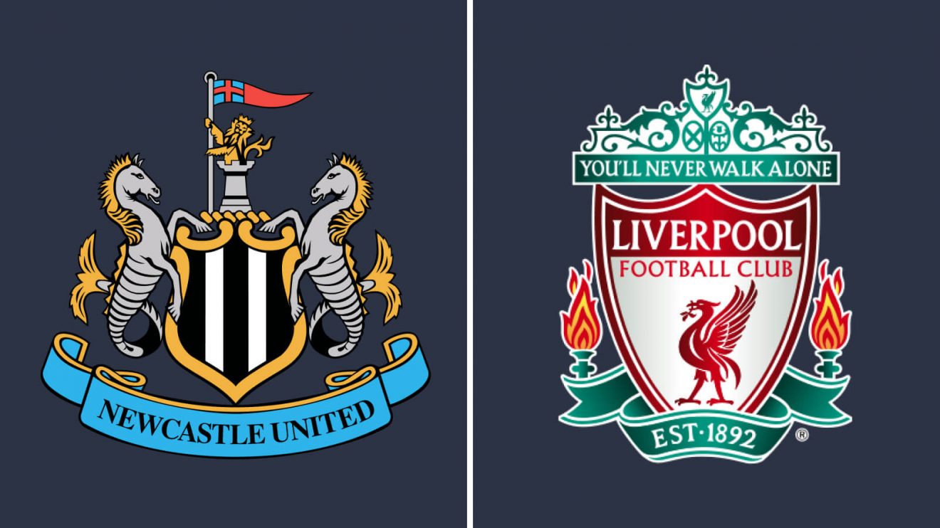 Newcastle and Liverpool badges