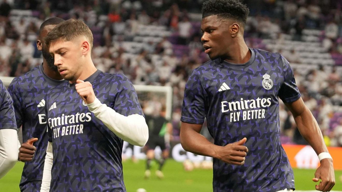 Real Madrid duo Aurelien Tchouameni and Federico Valverde