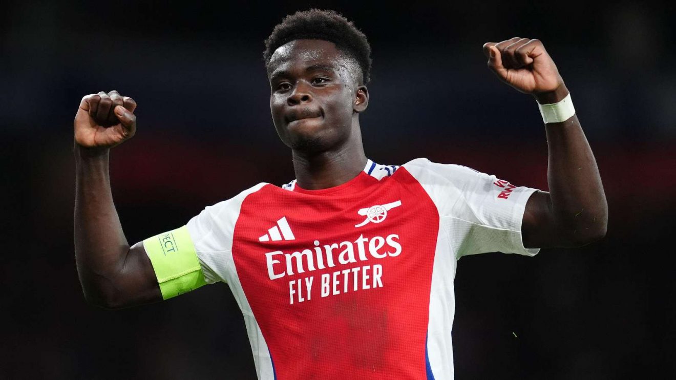 Arsenal's Bukayo Saka