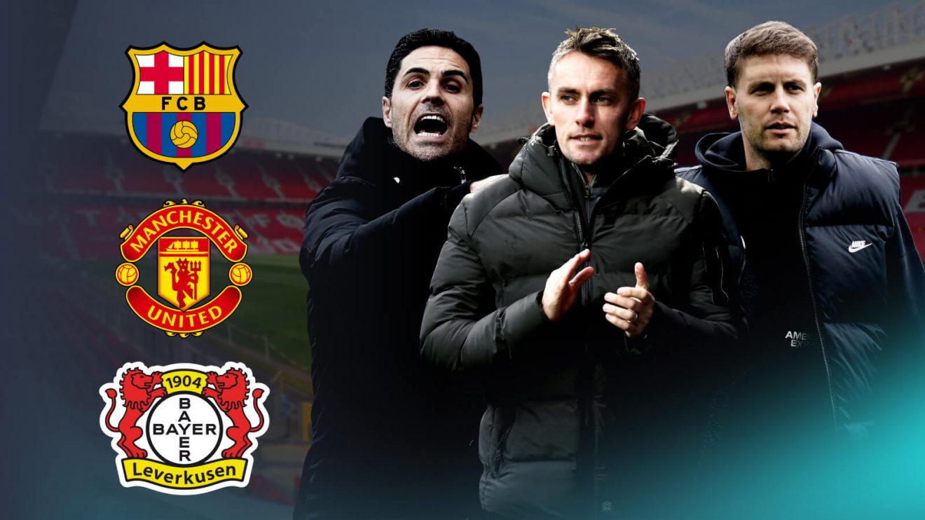 Arteta McKenna Hurzeler Barcelona Man Utd Bayer Leverkusen
