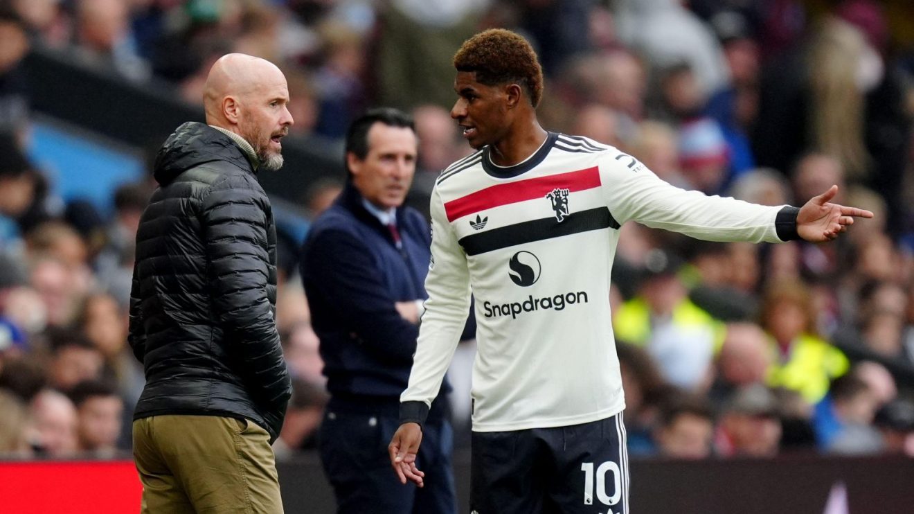 Man Utd forward Marcus Rashford