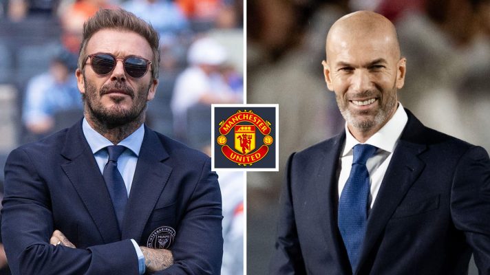 Zinedine Zidane and David Beckham.