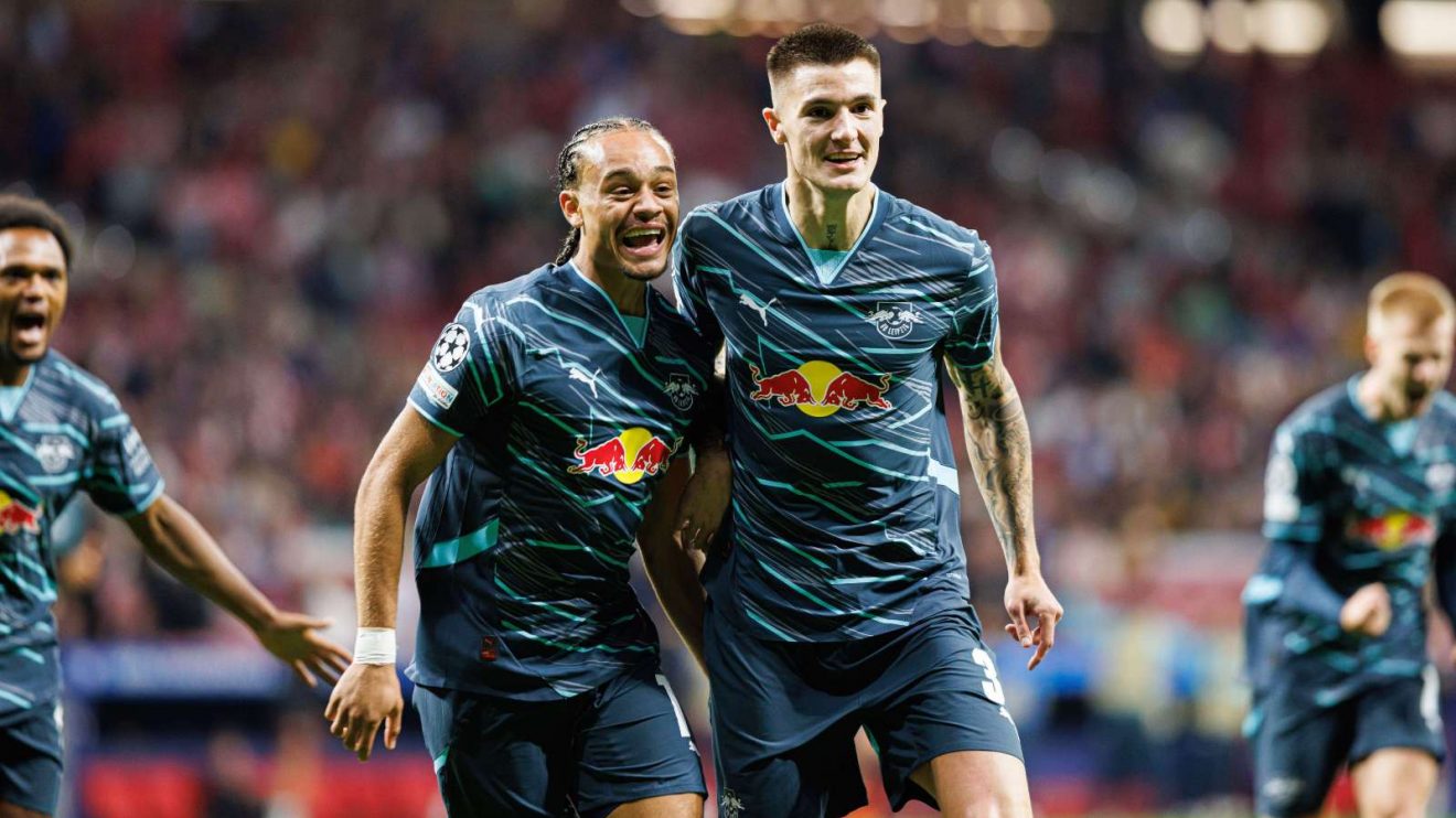Xavi Simons and Benjamin Sesko