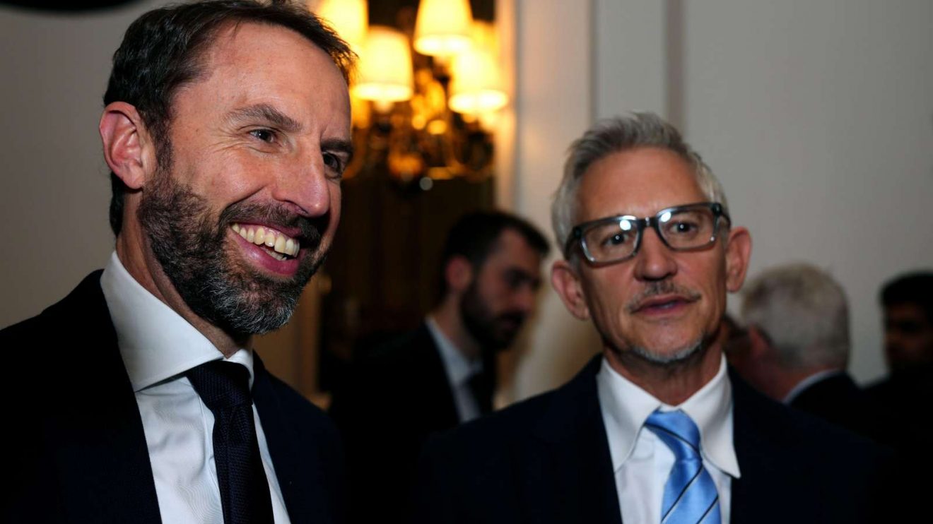 Gary Lineker and Gareth Southgate