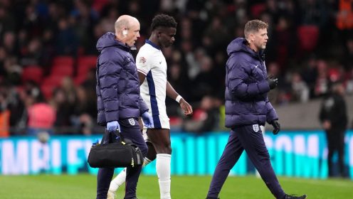 Arsenal star Bukayo Saka ruled out of England’s match against Finland