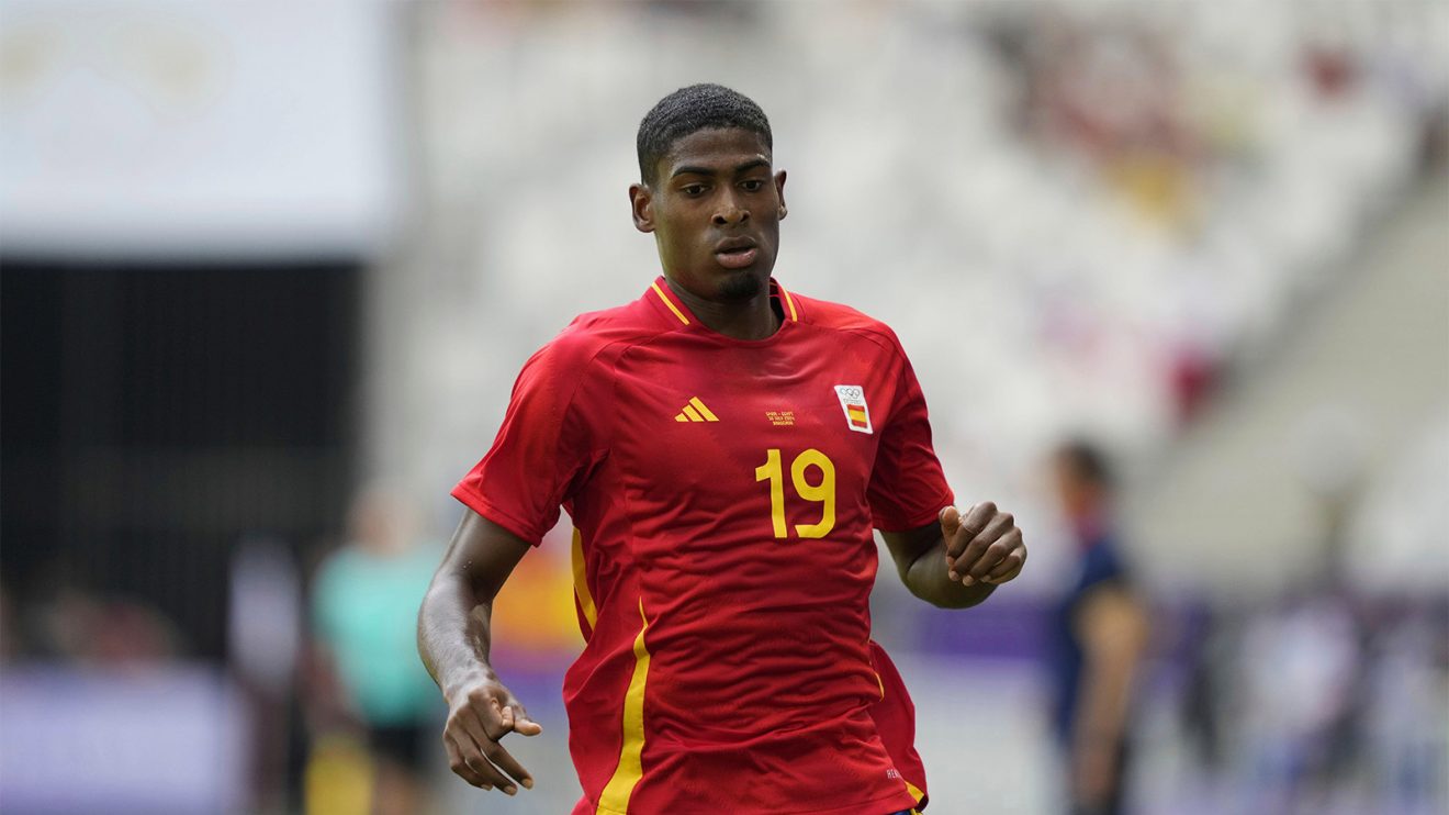Cristhian Mosquera in action for Spain at the Paris Olympics