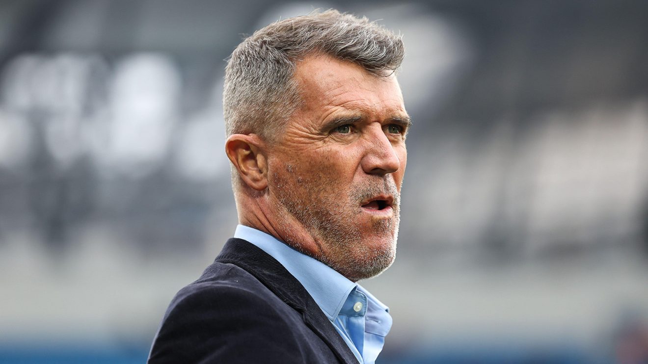 Roy Keane makes an unimpressed face, as only comes naturally
