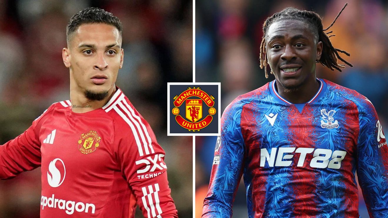 Man Utd winger Antony and Eberechi Eze