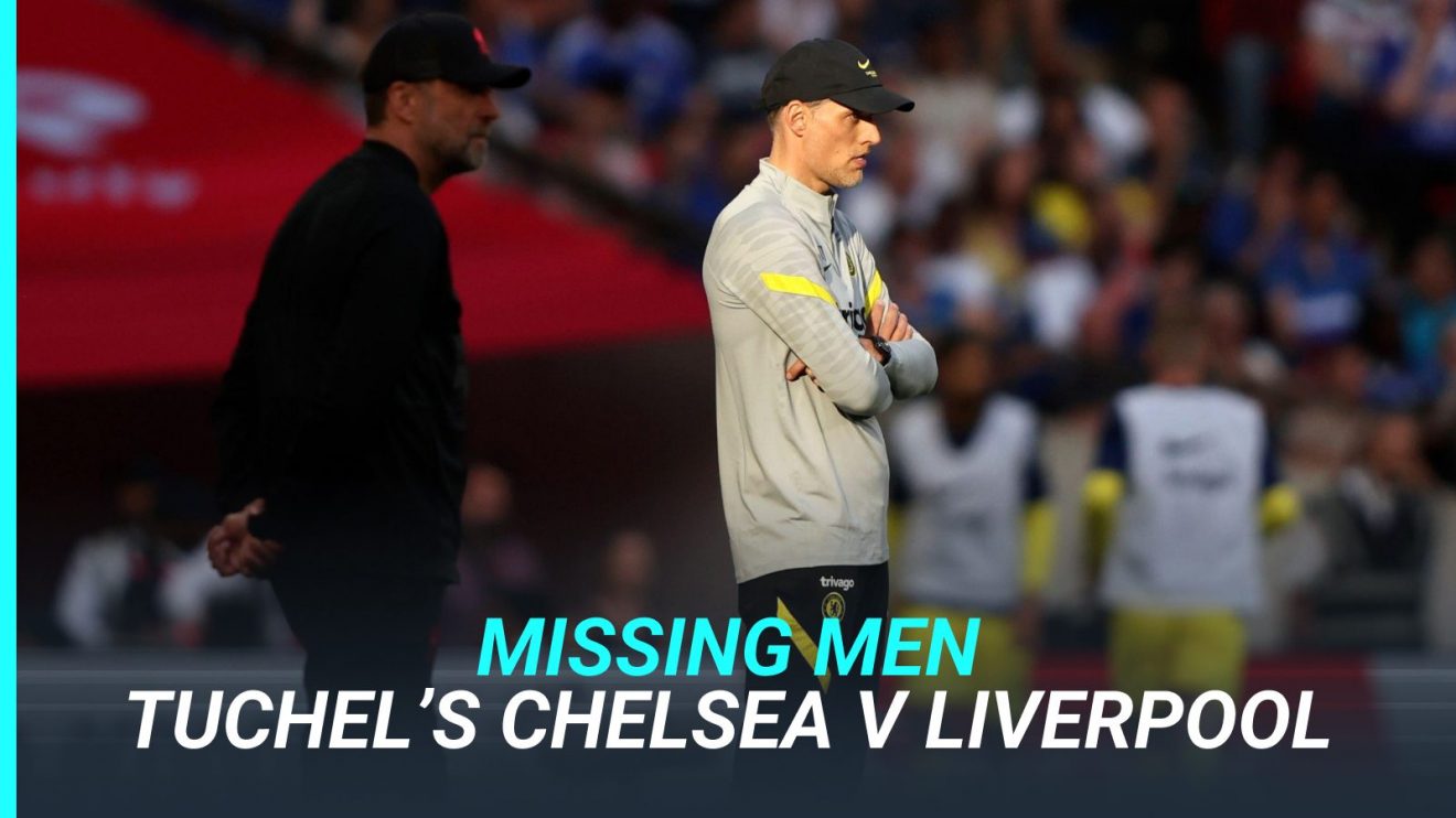 Thomas Tuchel and Jurgen Klopp during the 2022 FA Cup final.