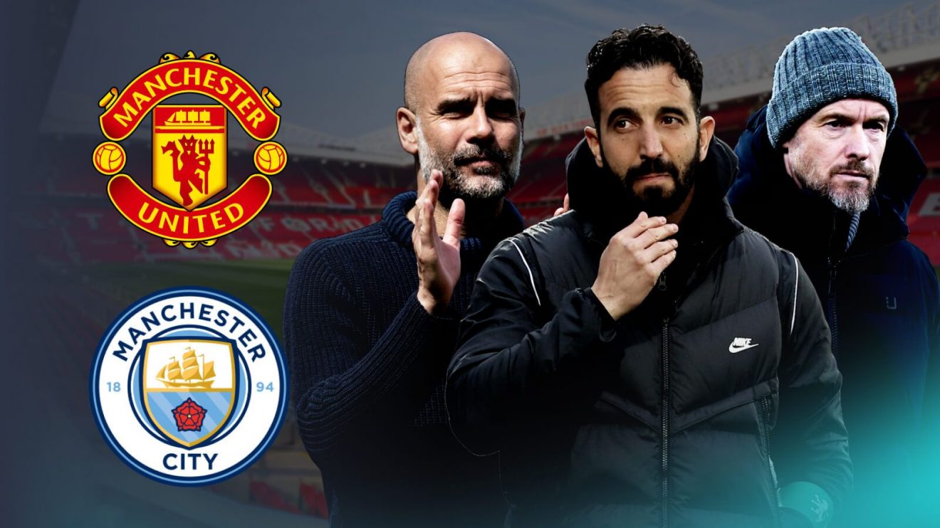 Man City Man Utd Ten Hag Amorim Guardiola