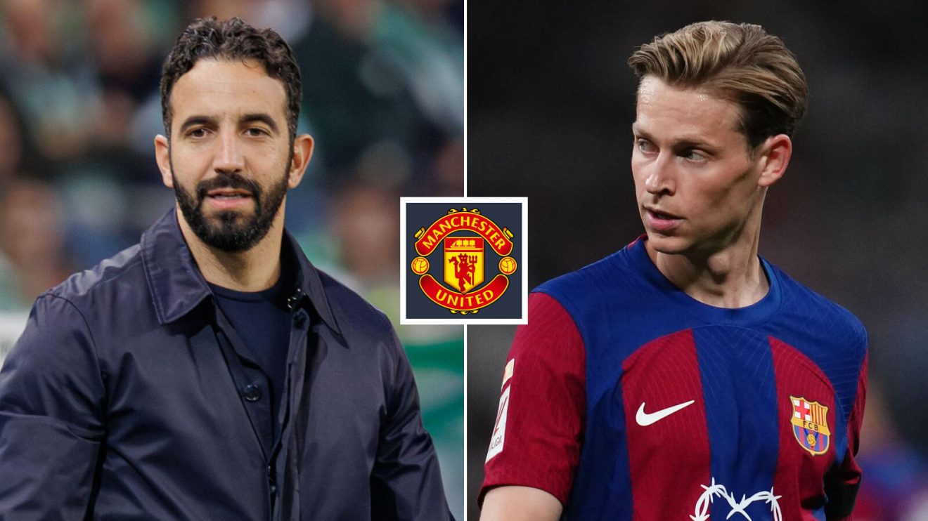 New Man Utd boss Ruben Amorim and Frenkie de Jong