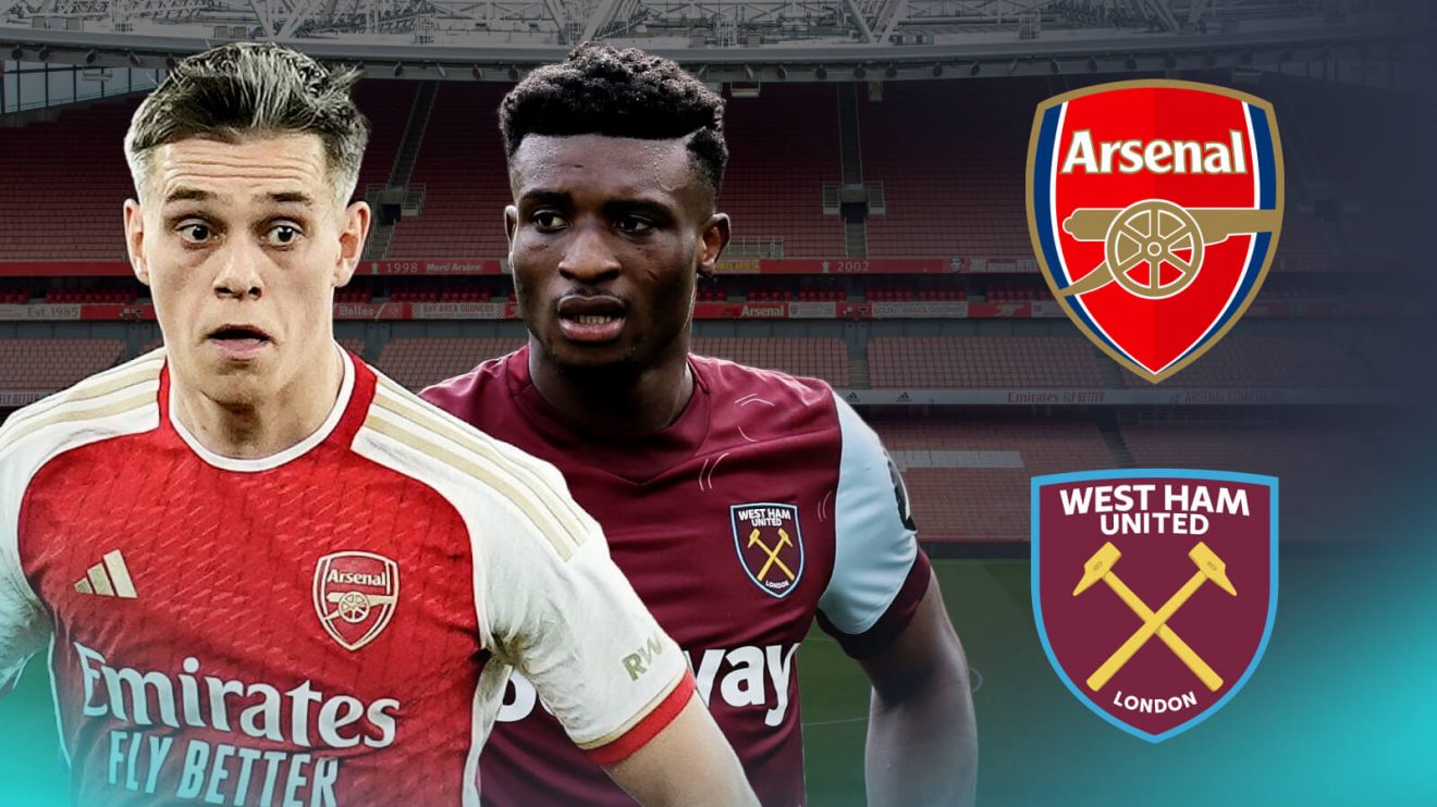 Trossard Kudus Arsenal West Ham