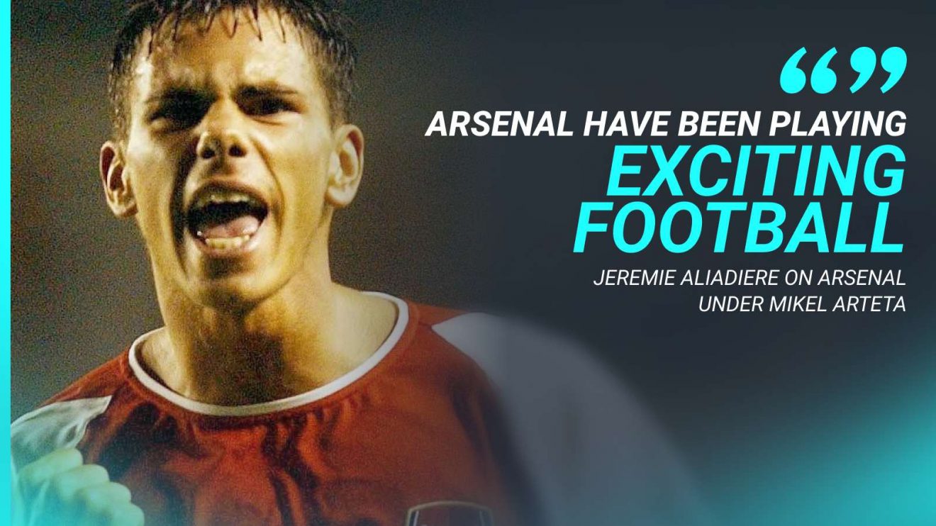 Jeremie Aliadiere quote graphic