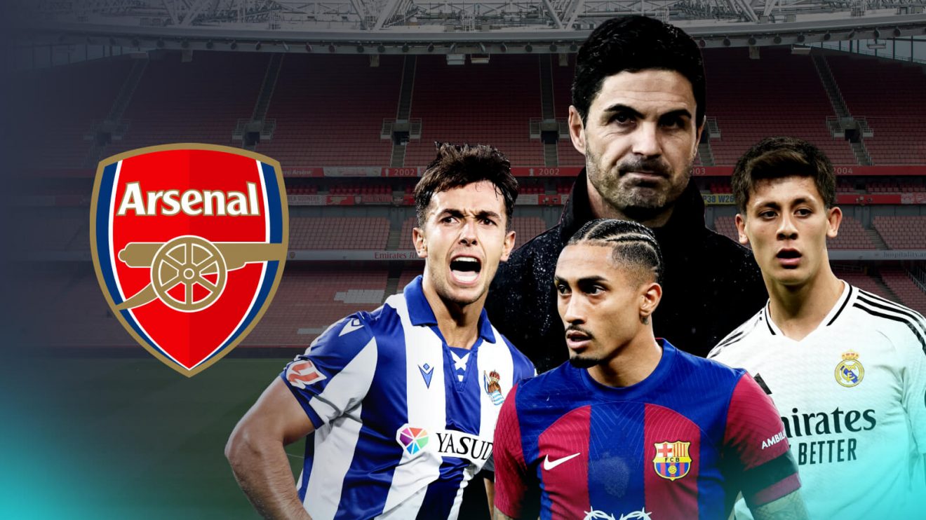 Arsenal transfer targets Raphinha, Arda Guler and Martin Zubimendi