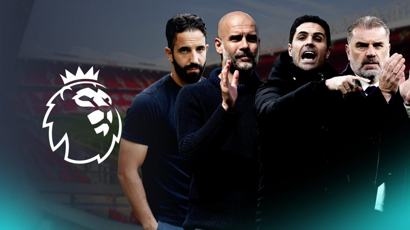 Main character Premier League bosses Amorim, GUardiola, Arteta and POstecoglou
