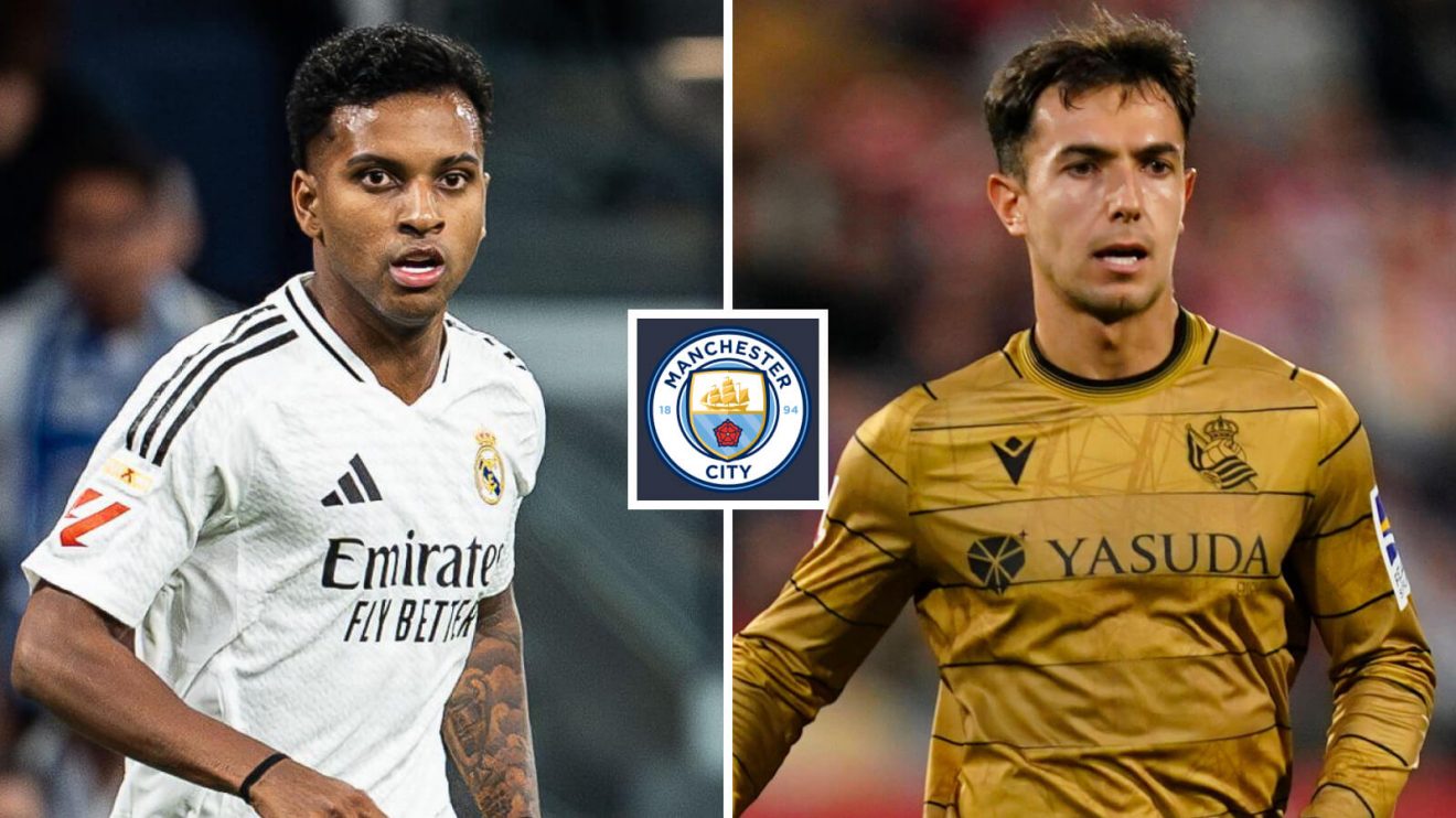 Man City transfer targets Rodrygo and Martin Zubimendi