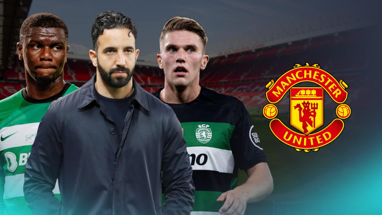 Man Utd boss Ruben Amorim, Ousmane Diomande and Viktor Gyokeres