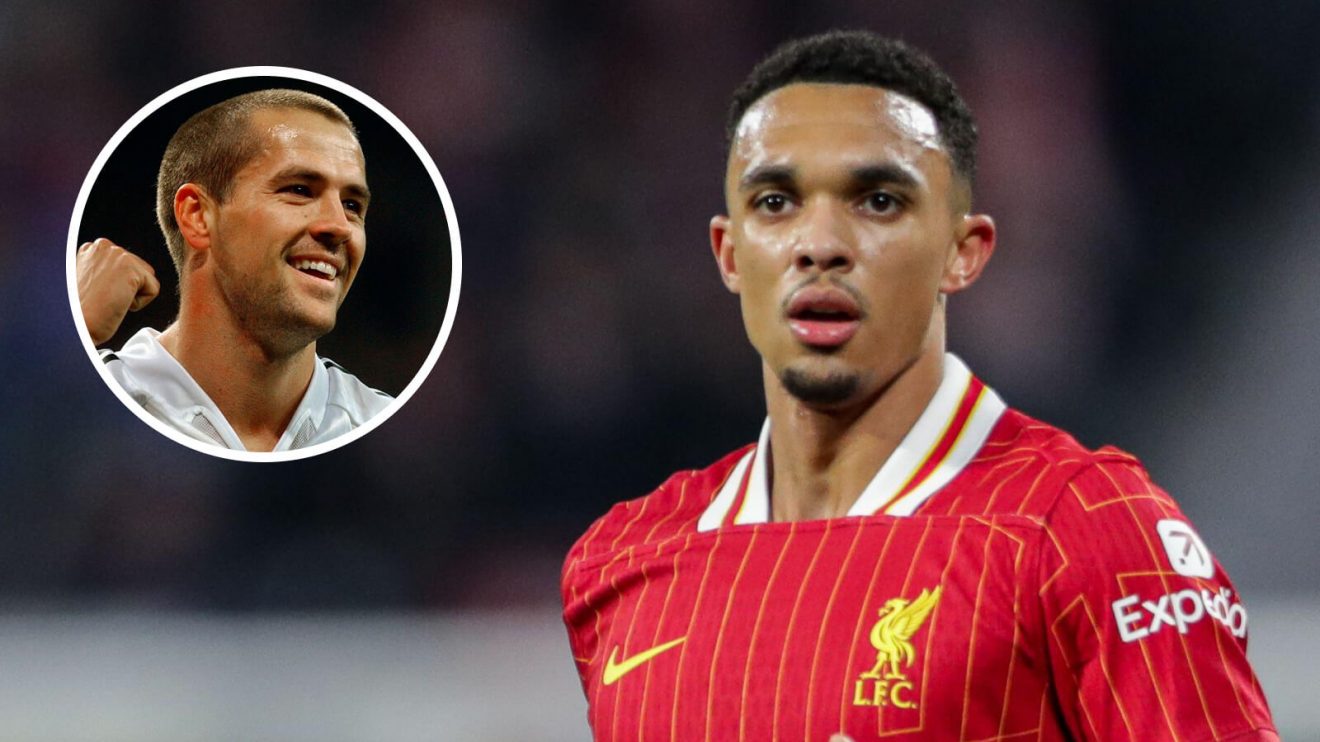 Trent Alexander-Arnold and Michael Owen.