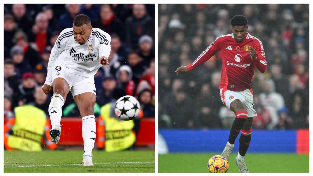 Kylian Mbappe and Marcus Rashford.