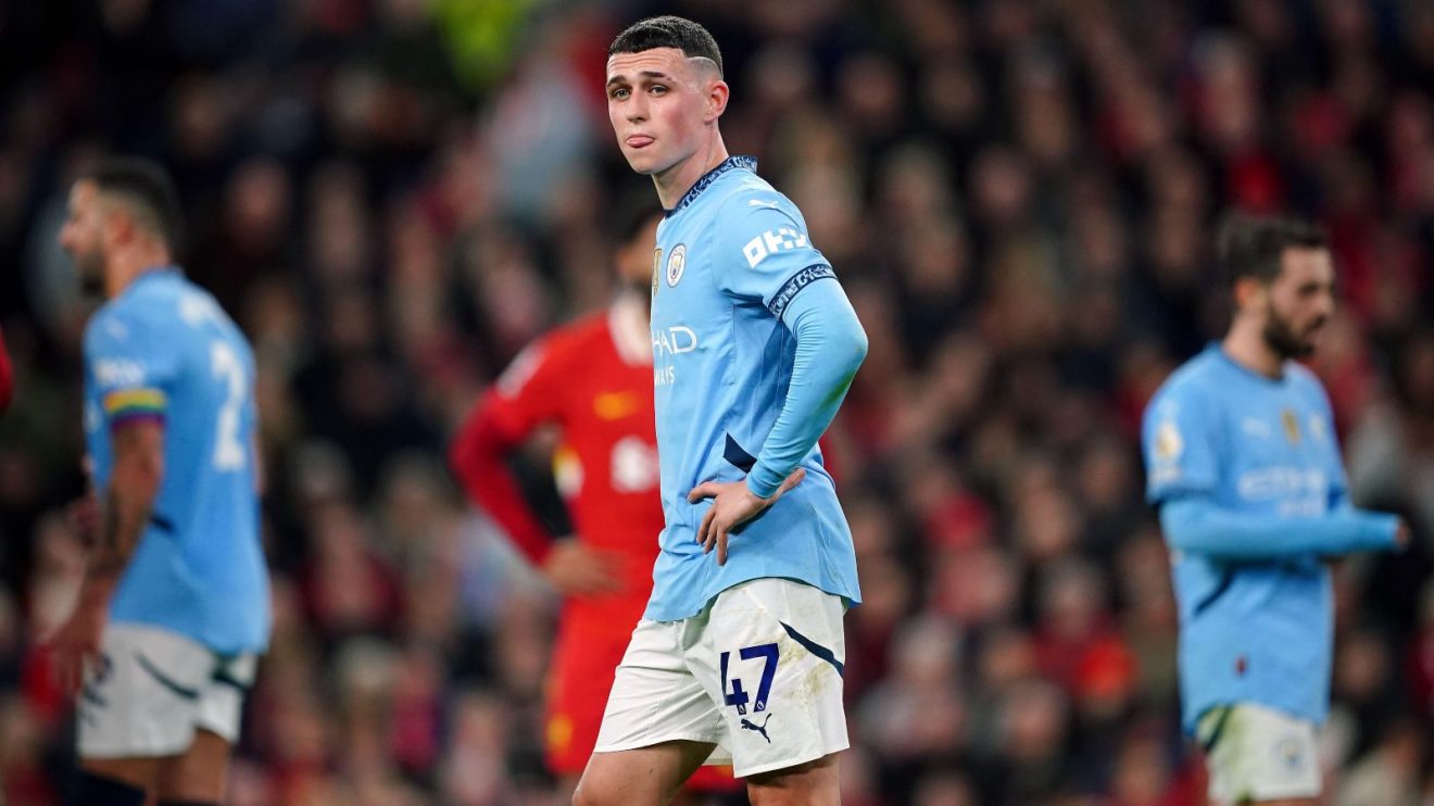 Phil Foden v Liverpool