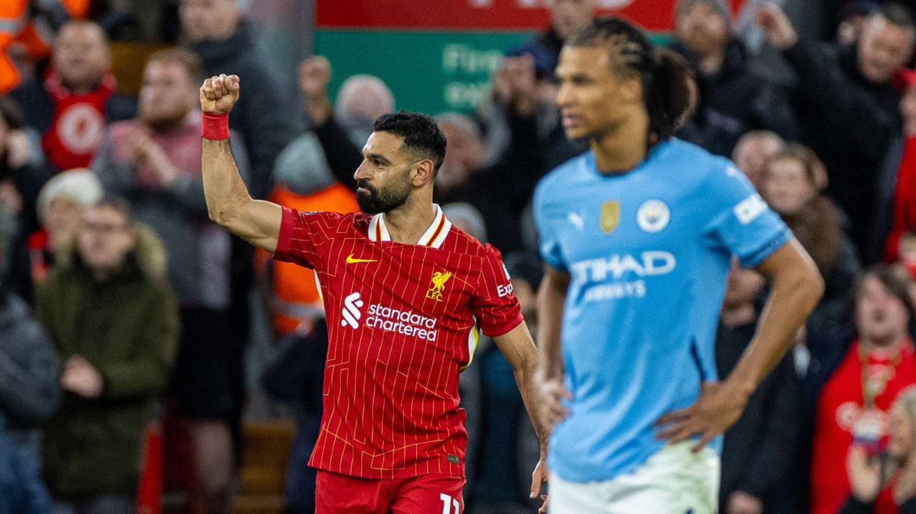 Mo Salah and Nathan Ake