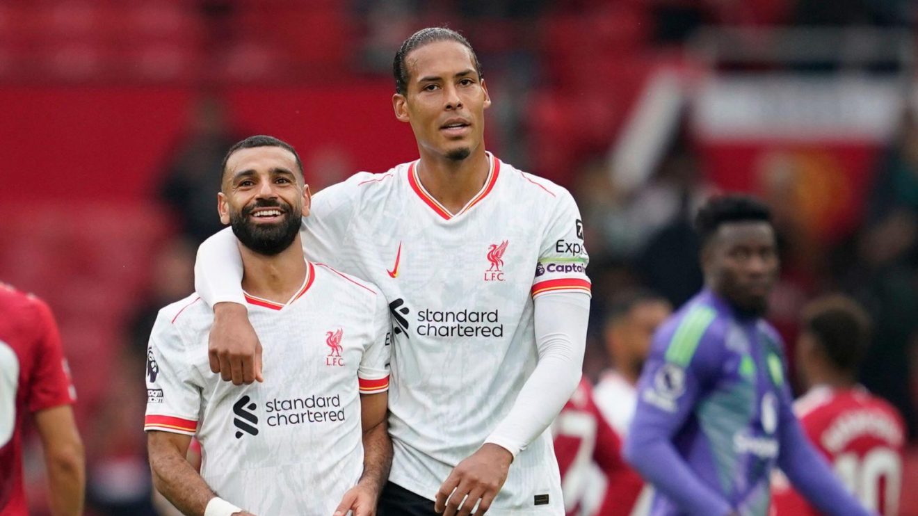 Liverpool duo Mohamed Salah and Vrigil van Dijk