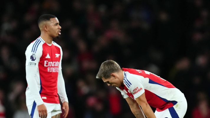 Leandro Trossard, Gabriel Jesus, Arsenal, December 2024