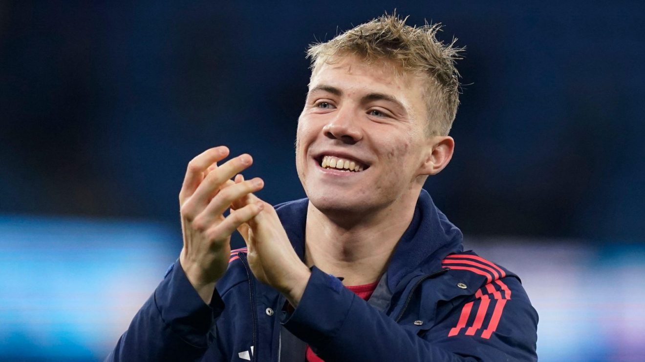 Man Utd striker Rasmus Hojlund