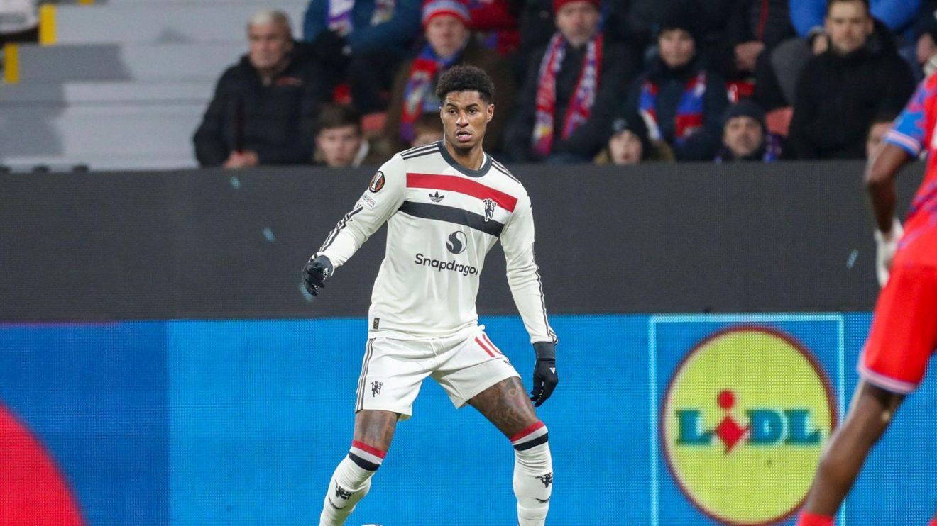 Man Utd forward Marcus Rashford