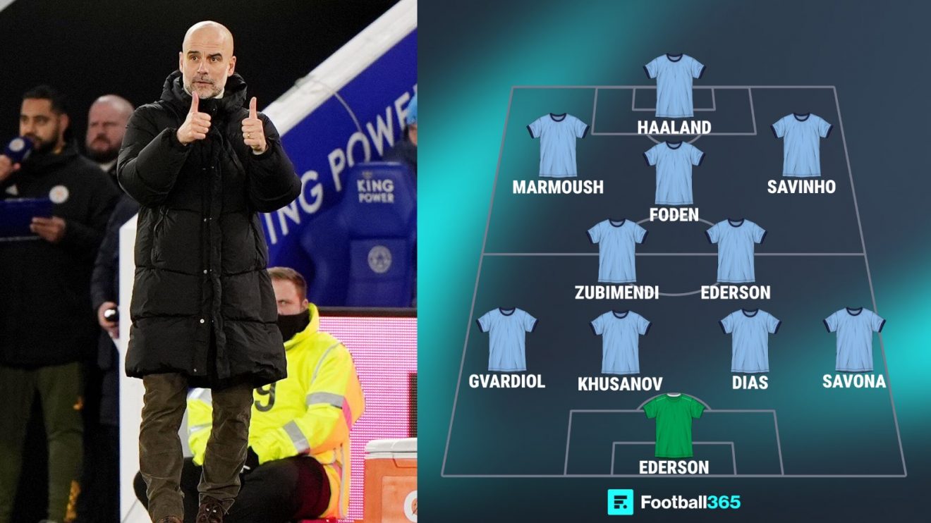 Guardiola Man City XI