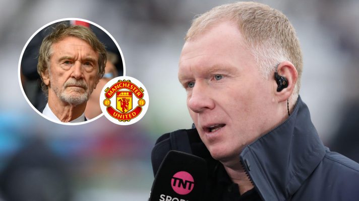 Man Utd legend Paul Scholes and Sir Jim Ratcliffe