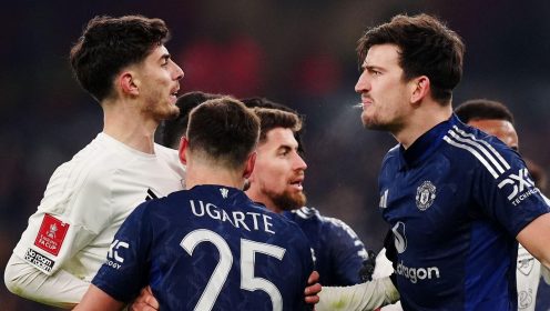 Arsenal vs Man Utd: Harry Maguire’s dig at Kai Havertz revealed amid FA Cup penalty controversy