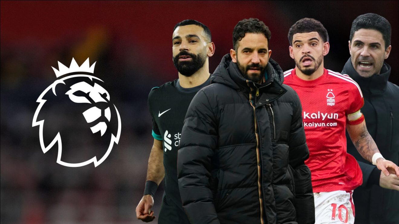 Mo Salah, Amorim, Arteta and Gibbs-White.