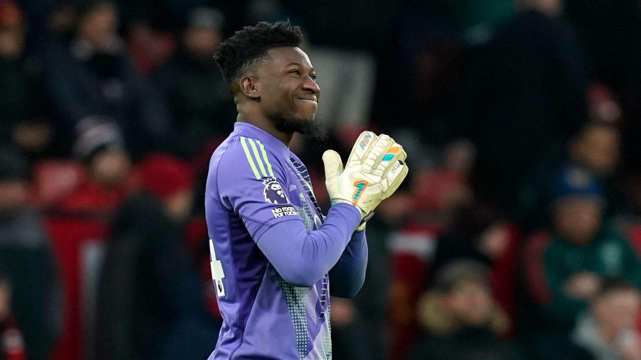 Man Utd goalkeeper Andre Onana