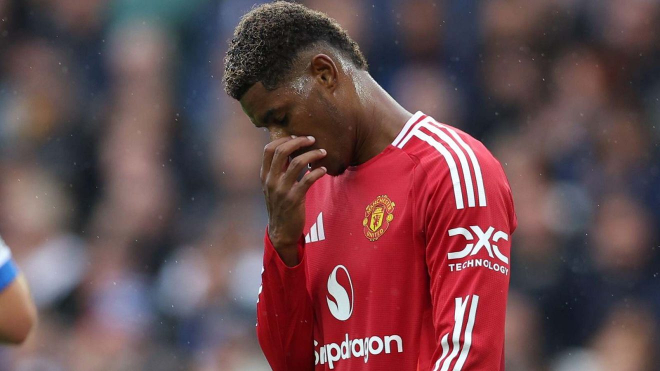 Man Utd forward Marcus Rashford