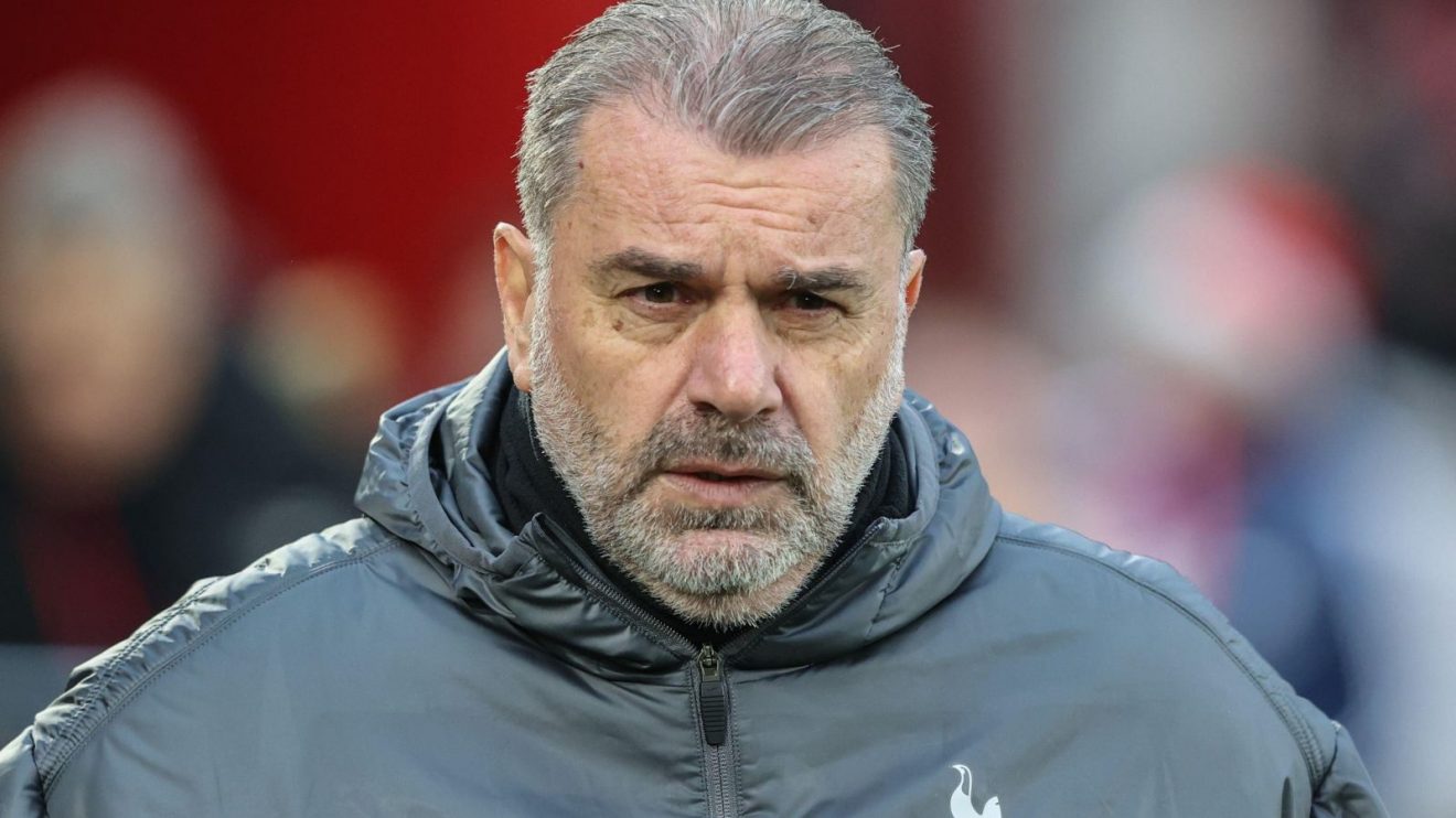 Ange Postecoglou looks on during a match