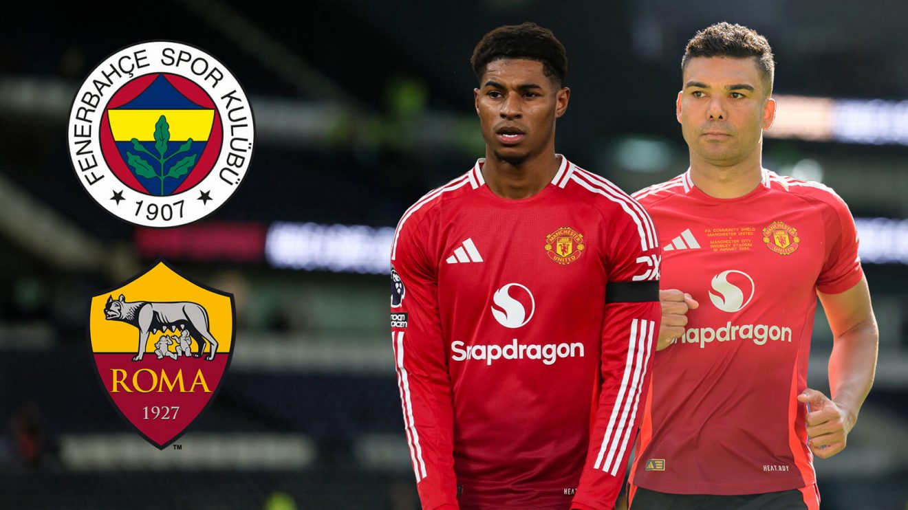 Man Utd duo Marcus Rashford and Casemiro