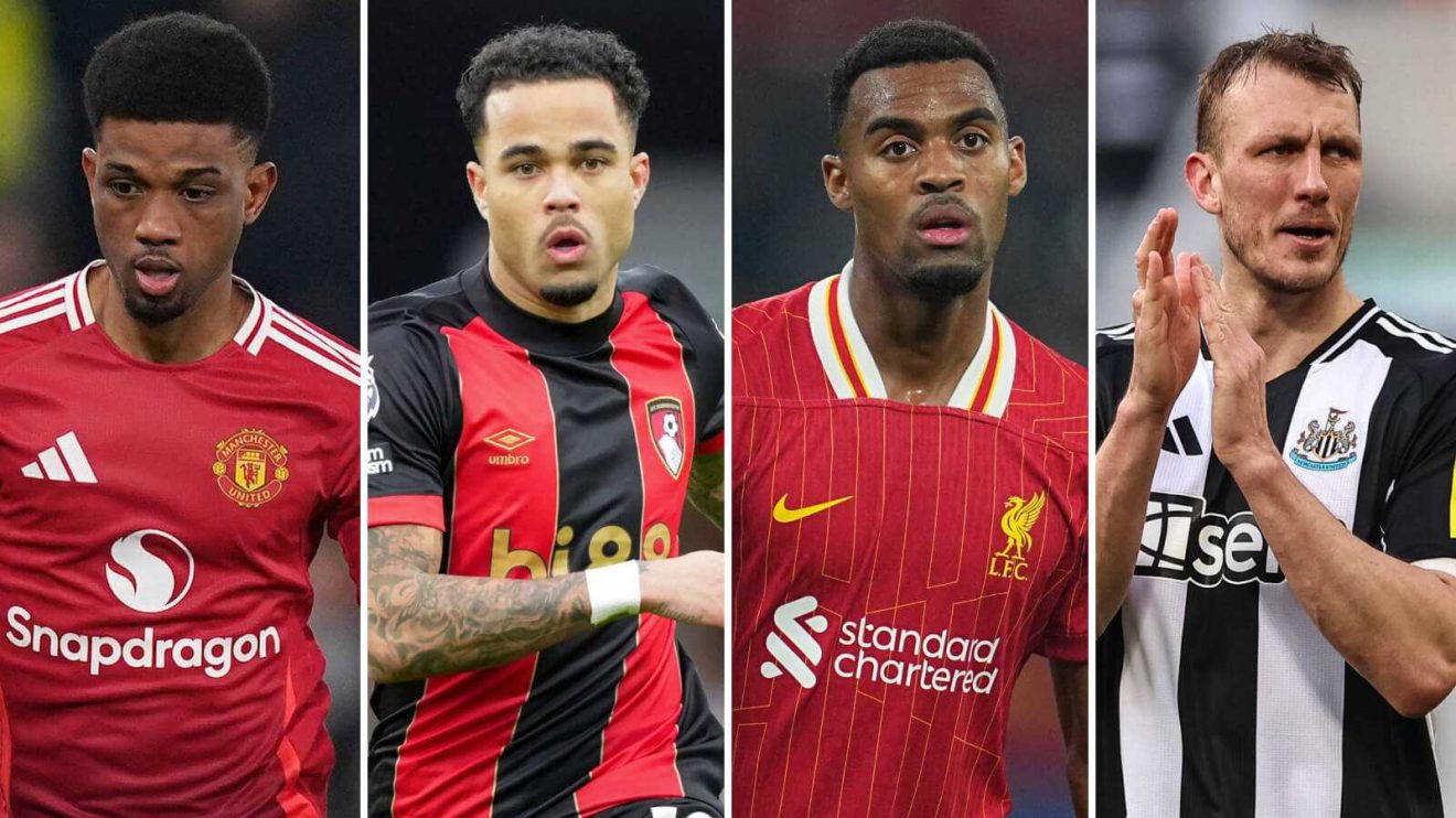 Amad Diallo, Justin Kluivert, Ryan Gravenberch and Dan Burn