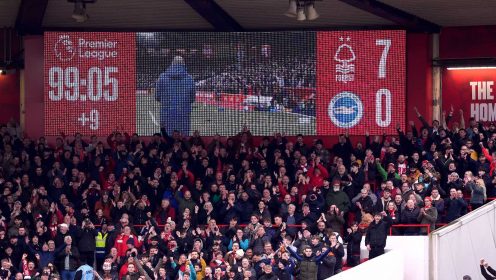Nottingham Forest 7 (SEVEN) Brighton 0: Elanga, Wood oustanding as ‘special player’ caution rings true
