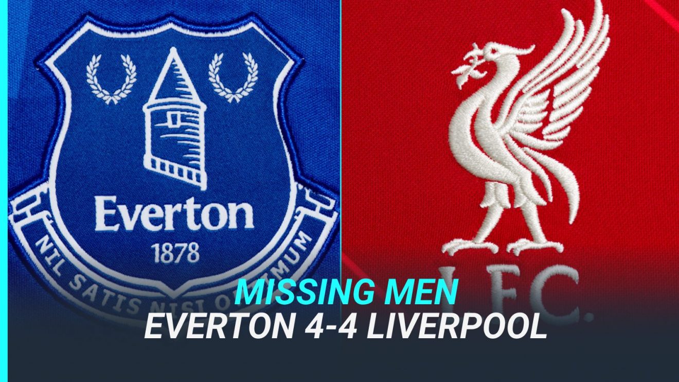 Everton and Liverpool badges.