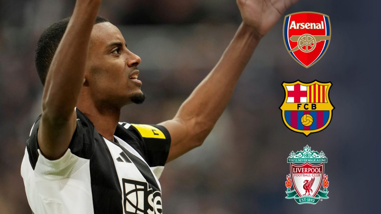 Newcastle striker Alexander Isak