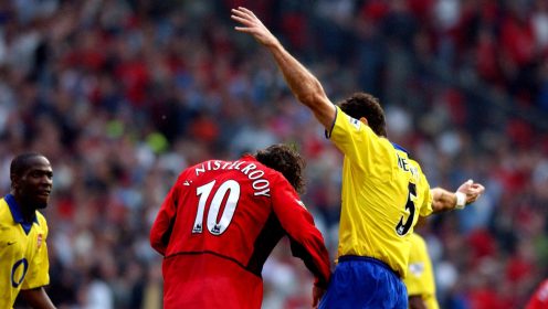 You will not believe Van Nistelrooy’s one-word message to Keown and Arsenal over Man Utd ‘hostilities’