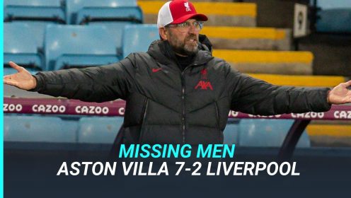Missing Men: When Aston Villa smashed seven past Klopp’s Liverpool…
