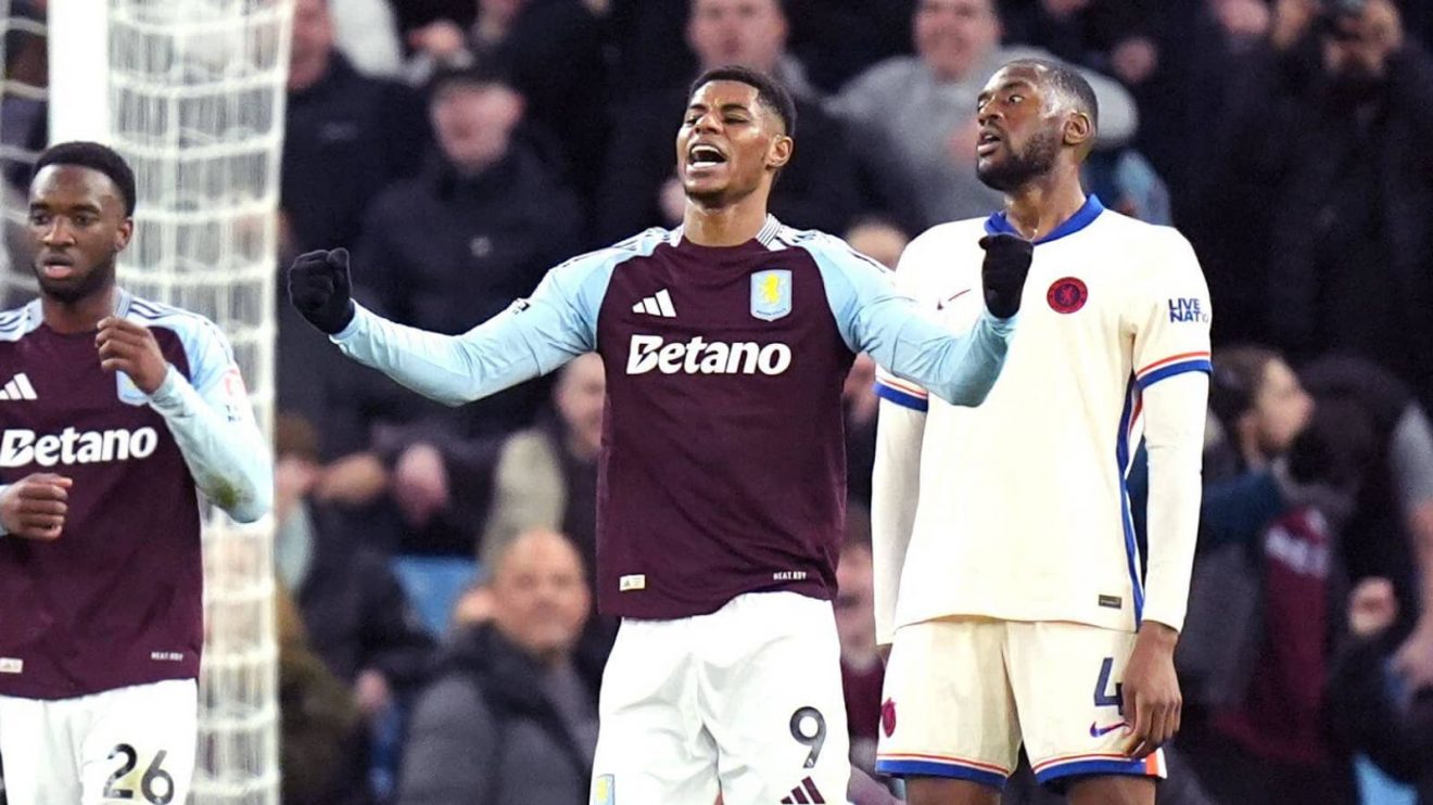 Marcus Rashford, Aston Villa, February 2025