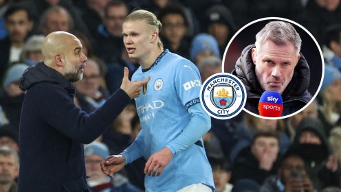 Carragher slams journalist as Man City boss Guardiola hits out at his Haaland comments