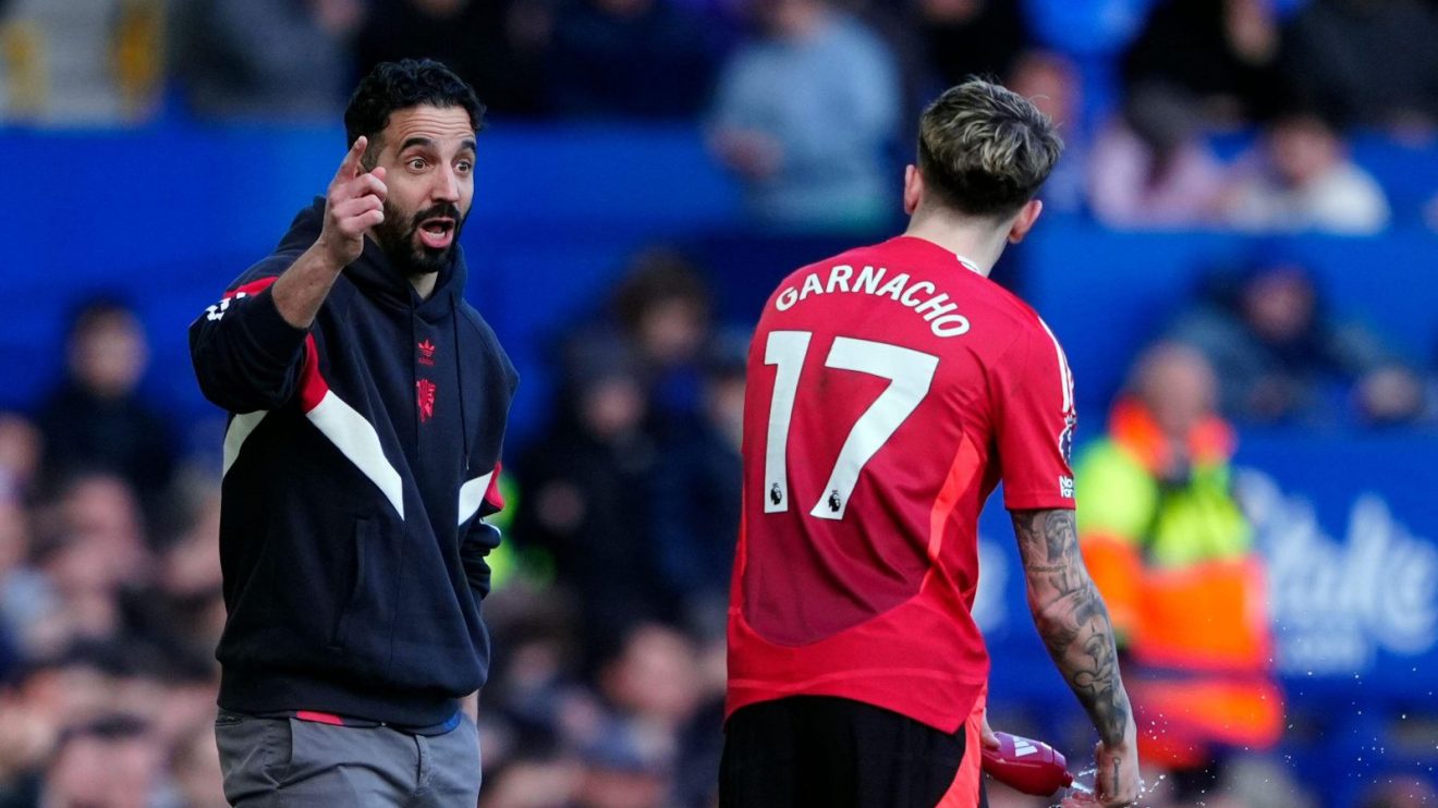 Man Utd duo Ruben Amorim and Alejandro Garnacho