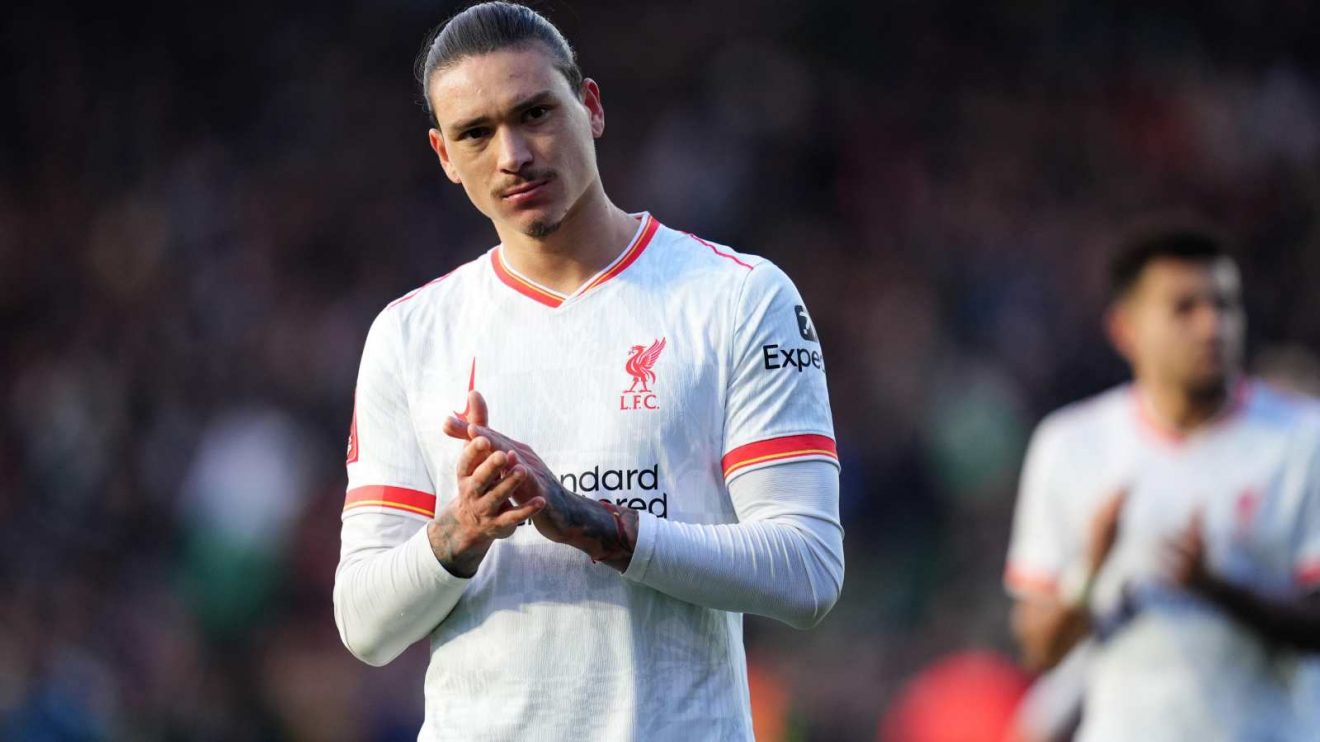 Liverpool striker Darwin Nunez